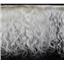 mohair weft Double thick platinum white  5-6" 1 yds  26483