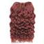 Dark auburn red 33 Curly mohair weft coarse 7-8" x100" 26605 HP