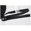 Crownette trims satin finish fold over elastic black 3/4" 1 yd 26700
