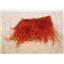 Orange rust  tibetan lamskin scrap sample size 22597