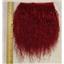 2" sq Carmine red tibetan lambskin doll hair  23918