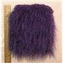 2" sq Violet tibetan lambskin seam  shorter 2-4" hair  seam  25032