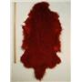 full pelt fine carmine red dark Tibetan lambskin 24555