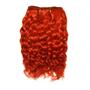 Orange rust mohair weft coarse curly weft 7-9x200" 90-100g 25997 FP