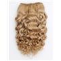 Light strawberry blonde 24 curly mohair weft coarse  7-8" x200"  26591  FP