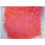 2" sq Medium pink 3 tibetan lambskin wig no seams 11755