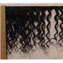Yak hair weft Black wavy 8 - 9" x120" 22851 FP