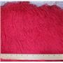 2" dark pink tibetan lambskin  wig no seams 22999