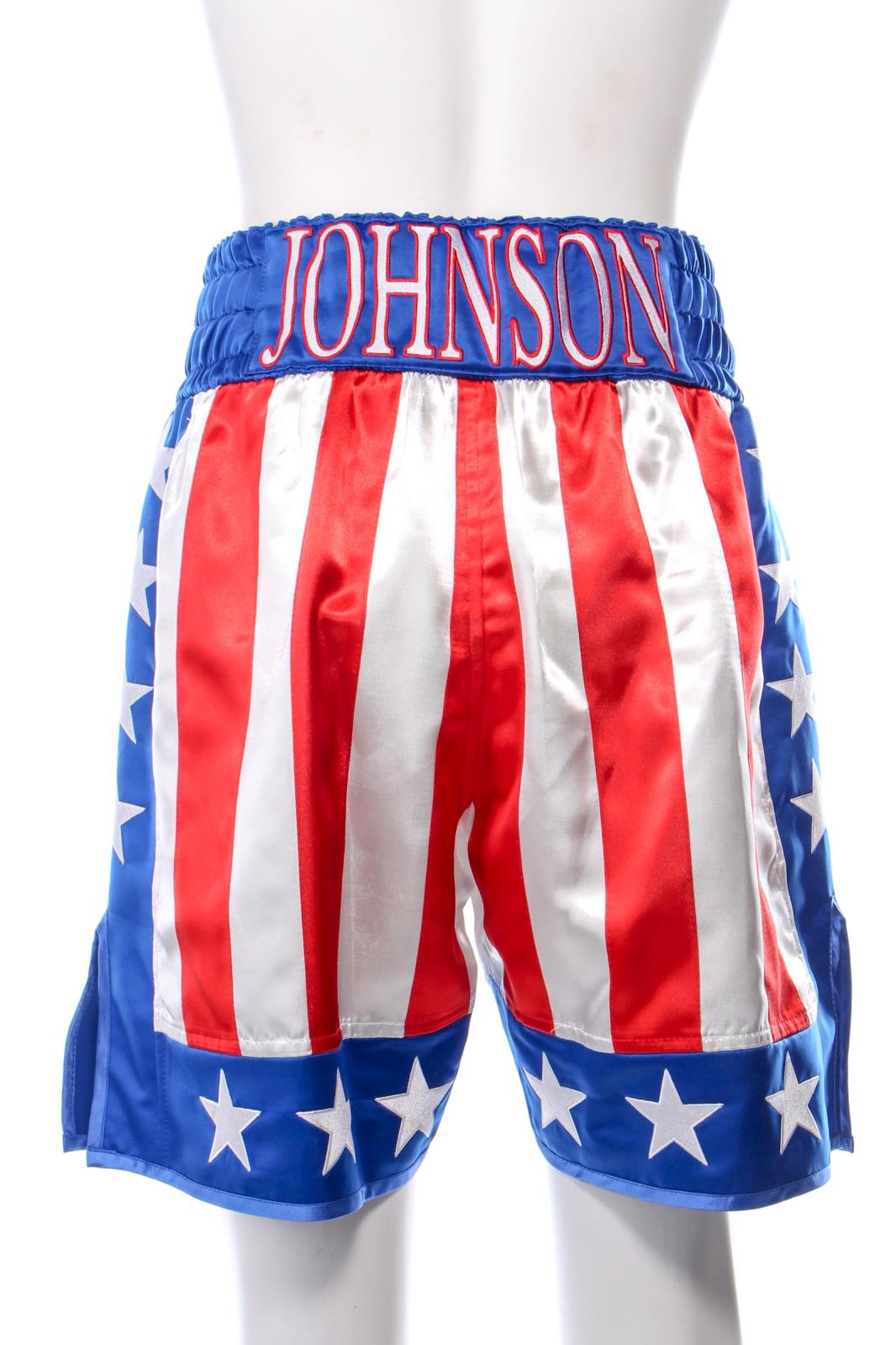 Creed 2 Adonis Creed Screen Worn Stunt Double Boxing Shorts & Shoes Ch