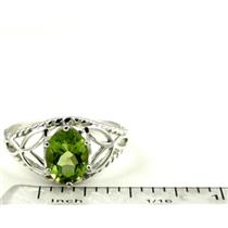 SR137, Peridot, 925 Sterling Silver Ring