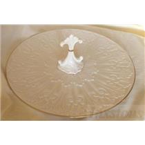 Lenox 12-1/4" Ivory Serving Dish w/ Handle Gold Trim