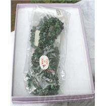 Emerald Free Form 26" Tumbled Emerald Bead Necklace