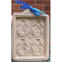 Brown Bag Cookie Art Mold * 1995 Bear Family Album