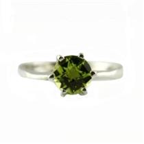 SR311, Peridot, 925 Sterling Silver Ring