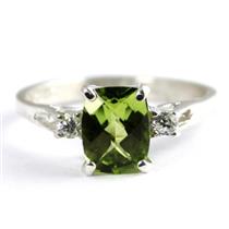 SR171, Peridot, 925 Sterling Silver Ring