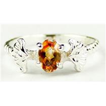 SR192, Twilight Fire Topaz, 925 Sterling Silver ring
