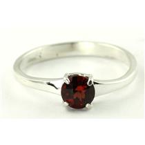 SR301, Mozambique Garnet, 925 Sterling Silver Ring