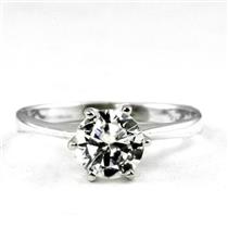 SR311, Cubic Zirconia, 925 Sterling Silver Ring