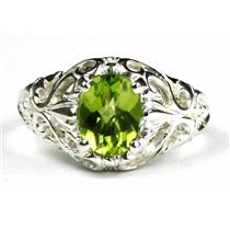 Manchurian Peridot, 925 Sterling Silver Ring, SR113