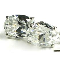 925 Sterling Silver Threader Earrings, Cubic Zirconia, SE003