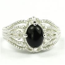 SR365, Black Onyx, 925 Sterling Silver Ring