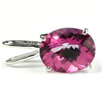 925 Sterling Silver Pendant, Pure Pink Topaz,  SP002