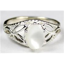 SR137, Mother Of Pearl, 925 Sterling Silver Ring