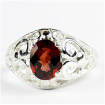 Mozambique Garnet, 925 Sterling Silver Ring, SR111