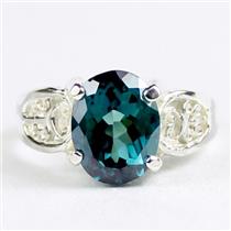Paraiba Topaz, 925 Sterling Silver Ladies Ring, SR369