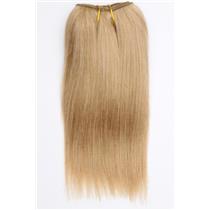 Light strawberry blonde 24  straight mohair weft coarse  7-8" x200"  26588  FP