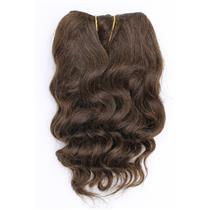 Dark Brown 3 wavy mohair weft coarse  6-8" x200"  26317  FP