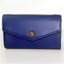 Stella & Max Leather Smartphone Wallet Blue NWOB