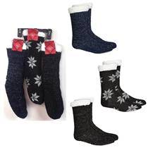 Womans Charter Club Slipper Socks w/ Faux-Sherpa Lining Choose Size & Color New