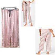 INC International Concepts Printed Pajama Pants Blushing Stripe Choose Size New