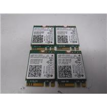 LOT OF 4 Intel Dual Band WIFI Wireless Bluetooth NGFF M.2 Card (3165NGW)