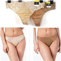 INC International Smooth Lace Trim Thong Panty Choose Size & Color New