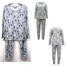 Family PJs Womens Pajama Set Winter Trees Gray Choose Size New