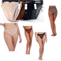 Steve Madden Womens Mesh Hi Leg Bikini Underwear Ch Size & Color New Panty 11875
