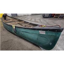 Mohawk Nova 17 Canoe - 17 ft Flat Bottom Green Canoe - LOCAL PICKUP ONLY -