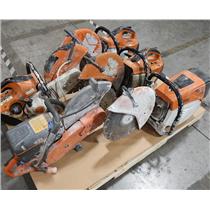 Lot Of 5 Gas-Powered Cut Off Saws 4x Stihl & Husqvarna - PICKUP ONLY -SEE PHOTOS