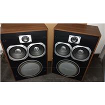 Vintage Pair Panasonic Thrusters SB-800 Hi-Fi 3-Way Speaker System - WORKING
