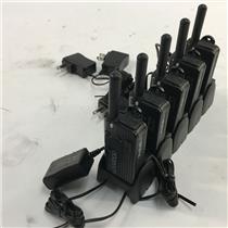 Lot of 5 Kenwood ProTalk LT PKT-23 4-Channel 440-480MHz Radios w/ 5 Chargers