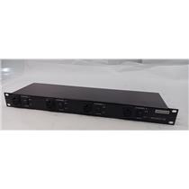 Whirlwind MultiSplit 1x2 Rack Mountable 1RU 4-Channel Microphone Splitter