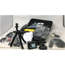 GoPro HERO 9 Black 5K UHD Action Streaming 20MP Camera w/Case & Extras