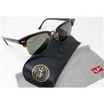 Ray-Ban RB3016 CLUBMASTER 990/58 49-21 140 3P Tortoise Frame Sunglasses