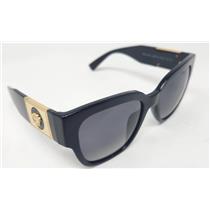 Versace Mod.4437-U GB1/T3 54-20 140 3P Black Frame Sunglasses W/ Gray Lenses