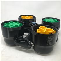 Sorvall RTH-750 Swing Bucket Centrifuge Rotor 11788 w/ 2x 00447 & 00445 Adapters