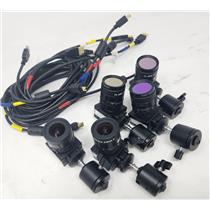Lot Of 5 VirTra Virtual Reality Training Cameras Model 1201-1004 W/ Lens & Mount