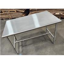 Stainless Steel Worktable 31" Tall x 49" Long x 29.5" Wide - LOCAL PICKUP ONLY