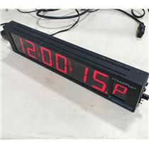Autoscript +ClockPlus+ 6-Digit LED RED / GREEN Studio Timecode Display